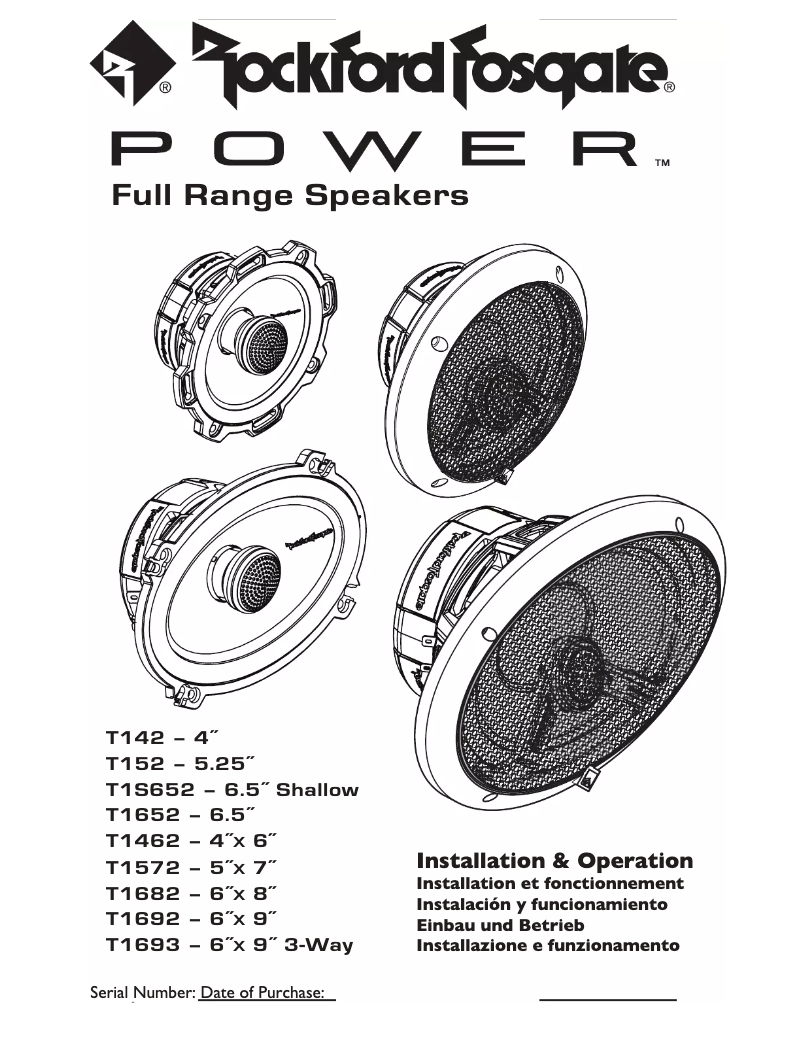 Image de la première page du manuel de l'appareil T142