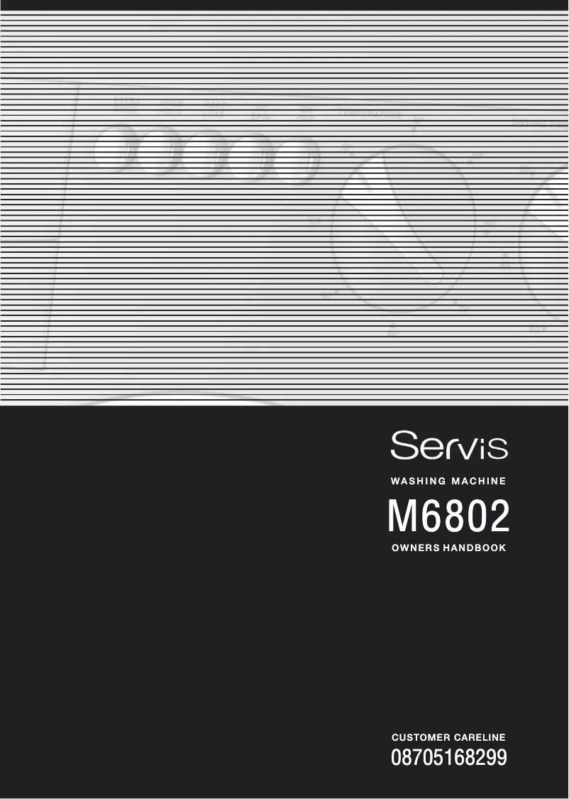 Page 1 of the manual User Manual Servis M6802W