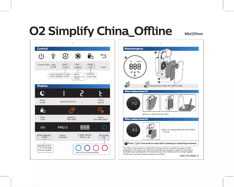 First page image of the manual for AC4076