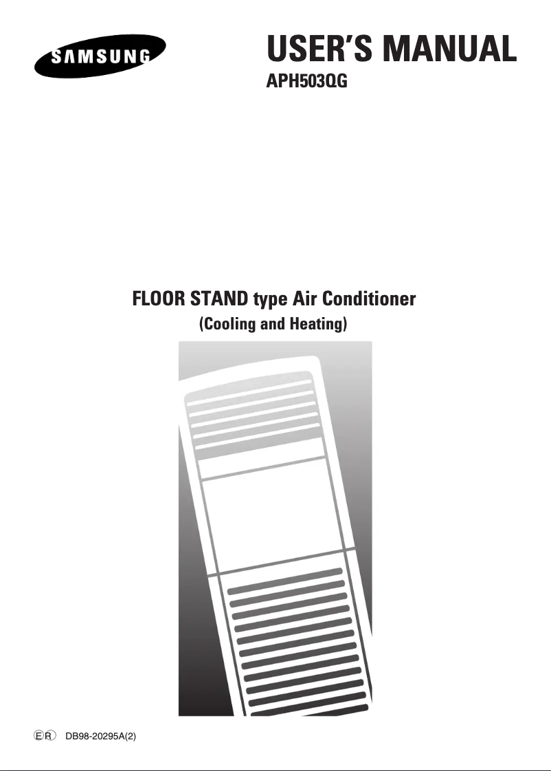 Page 1 of the manual User Manual Samsung APH503QG