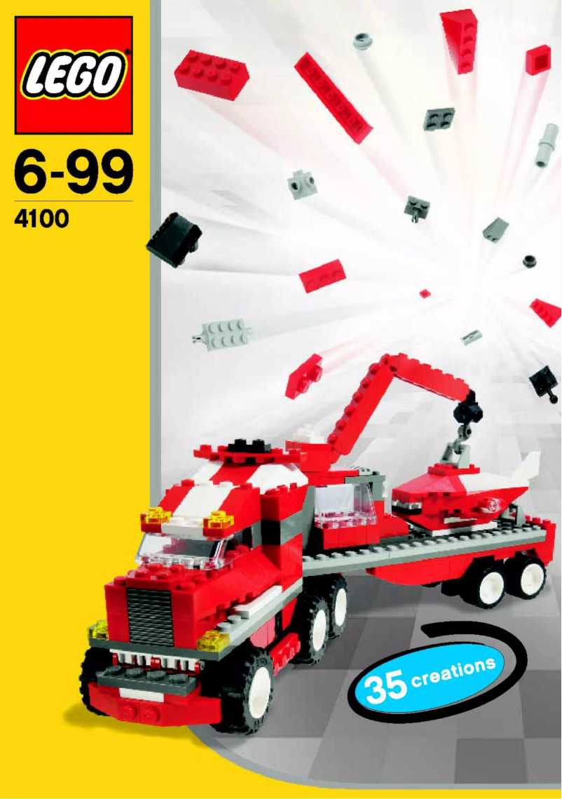 Page 1 of the manual User Manual Lego Creator 4096