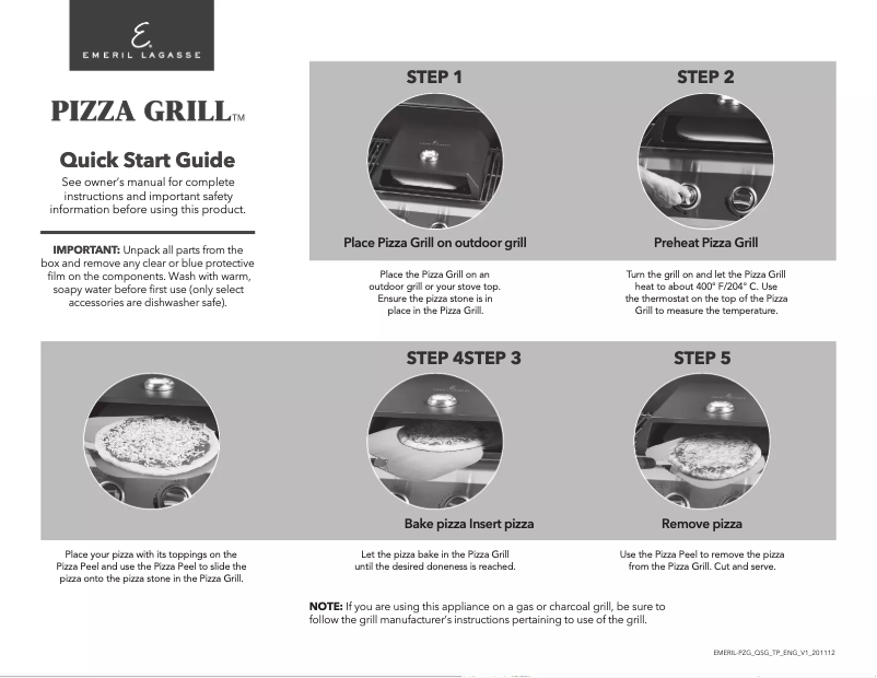 First page image of the manual for SB-PB-01