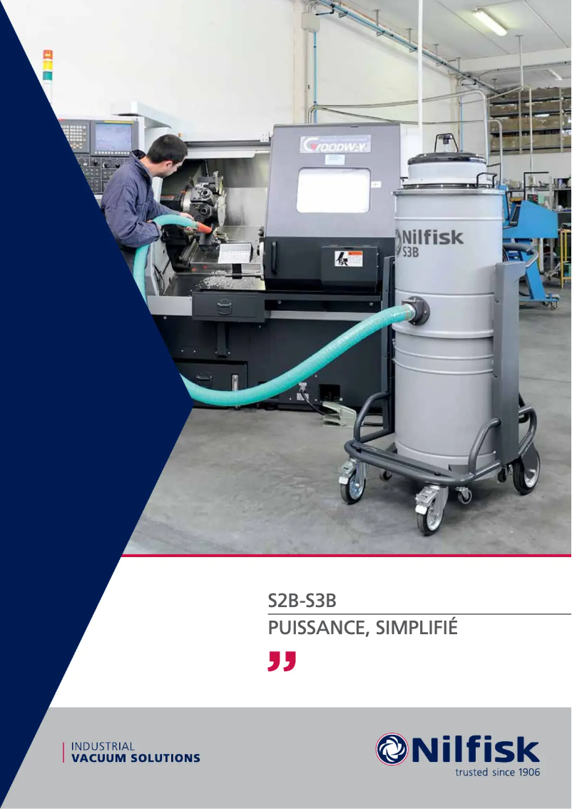 Page 1 of the manual Brochure Nilfisk S3B