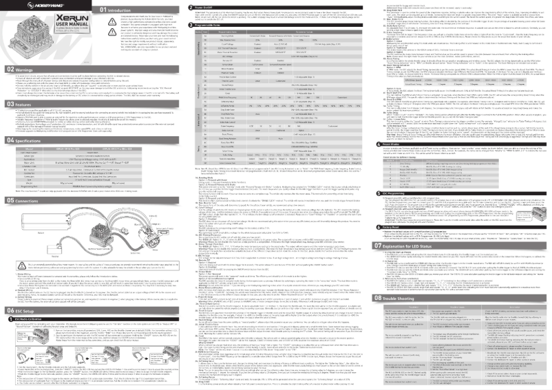 First page image of the manual for XeRun XR10 Pro G2S