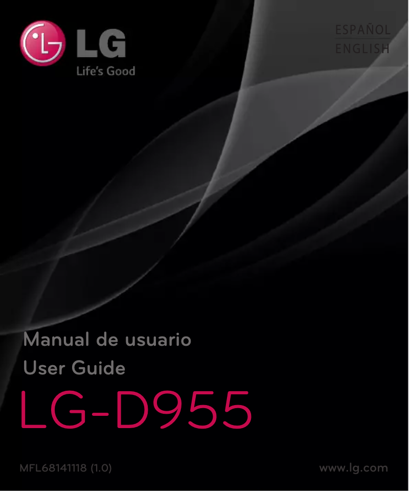 First page image of the manual for G-Flex D955