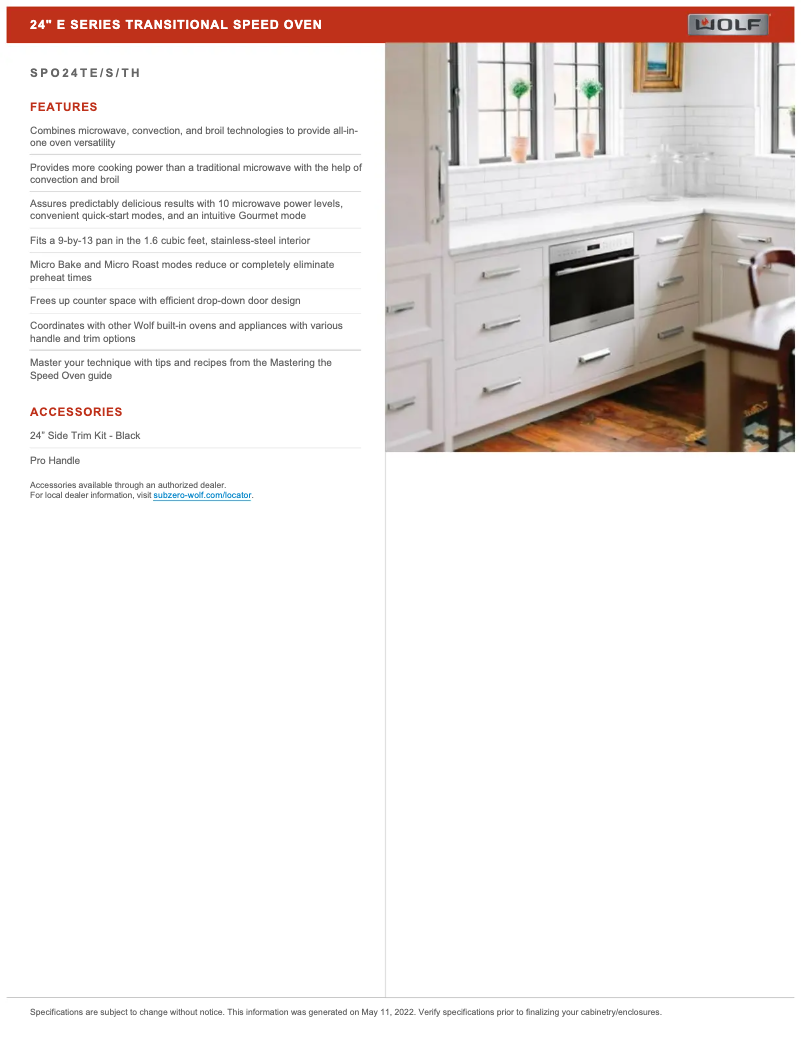 First page image of the manual for SPO24TE