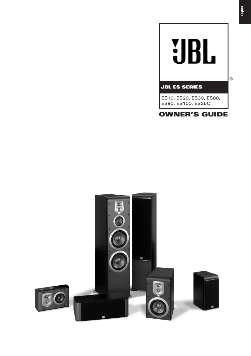 Page 1 of the manual User Manual JBL ES90CH