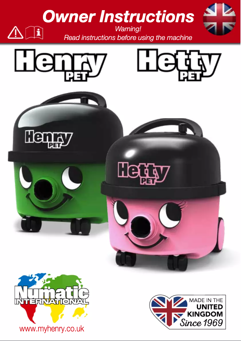 First page image of the manual for Hetty Pet PEH200-11