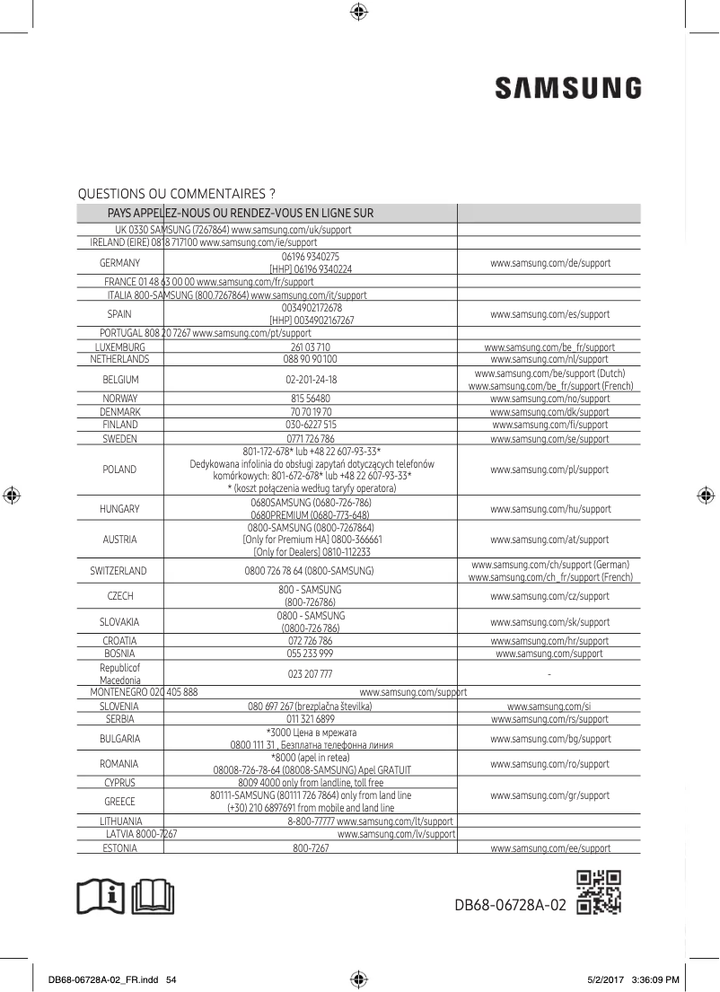 Page 1 of the manual User Manual Samsung AR07MSPXAWKNEU
