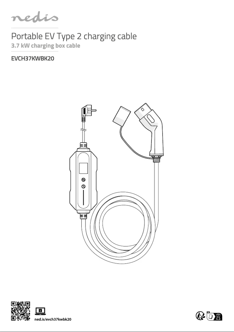 Page 1 of the manual User Manual Nedis EVCH37KWBK20