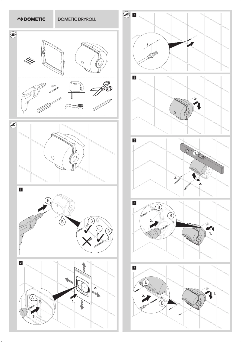 Image de la première page du manuel de l'appareil Dryroll
