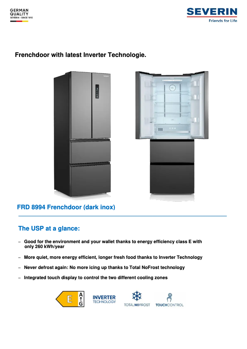 First page image of the manual for FRD 8994