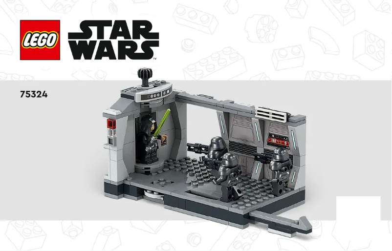 Page 1 of the manual Visual Instructions Lego Star Wars 75324