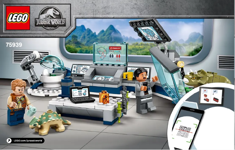Page 1 of the manual User Manual Lego Jurassic World 75939