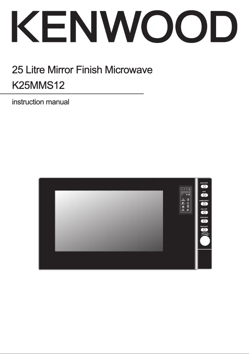 First page image of the manual for K25MMS12