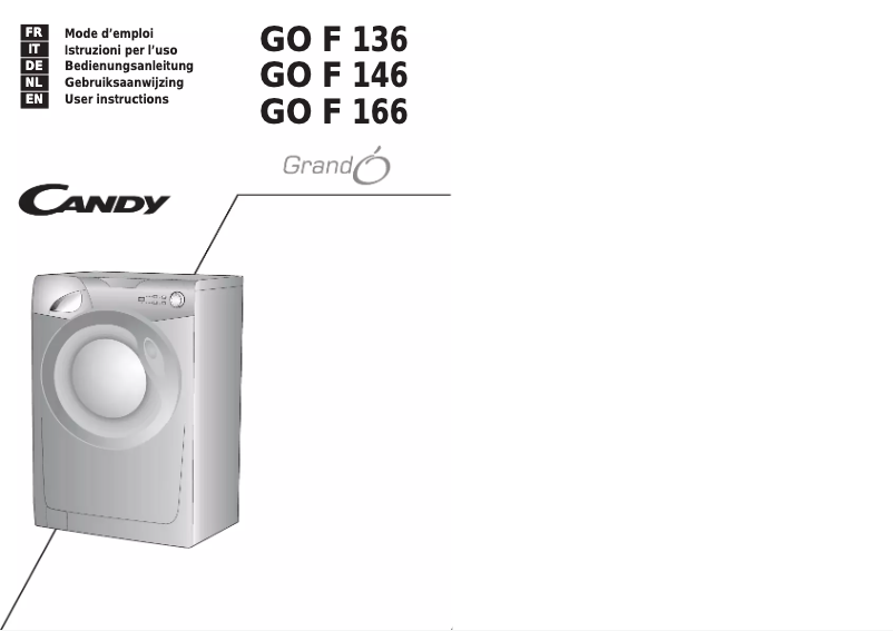 First page image of the manual for Go f 146