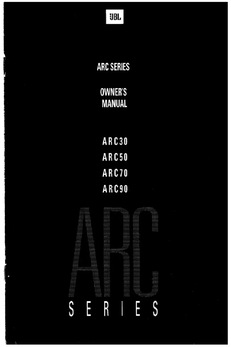 First page image of the manual for ARC50