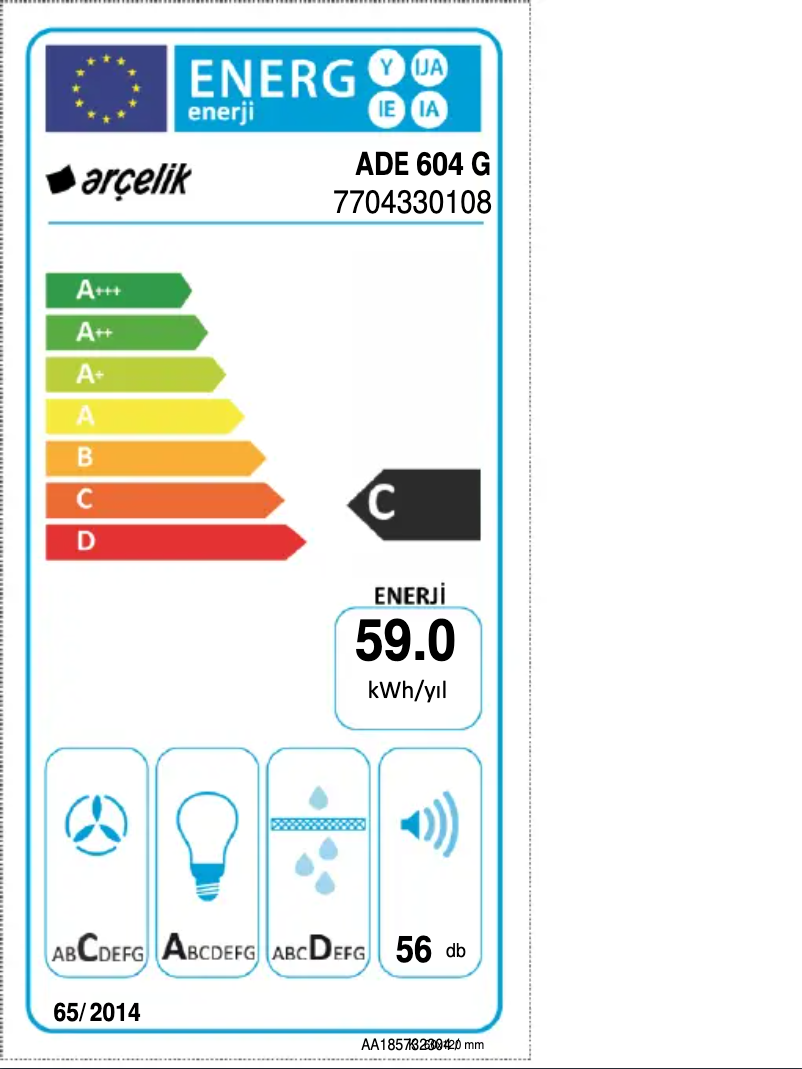 First page image of the manual for ADE 604 G