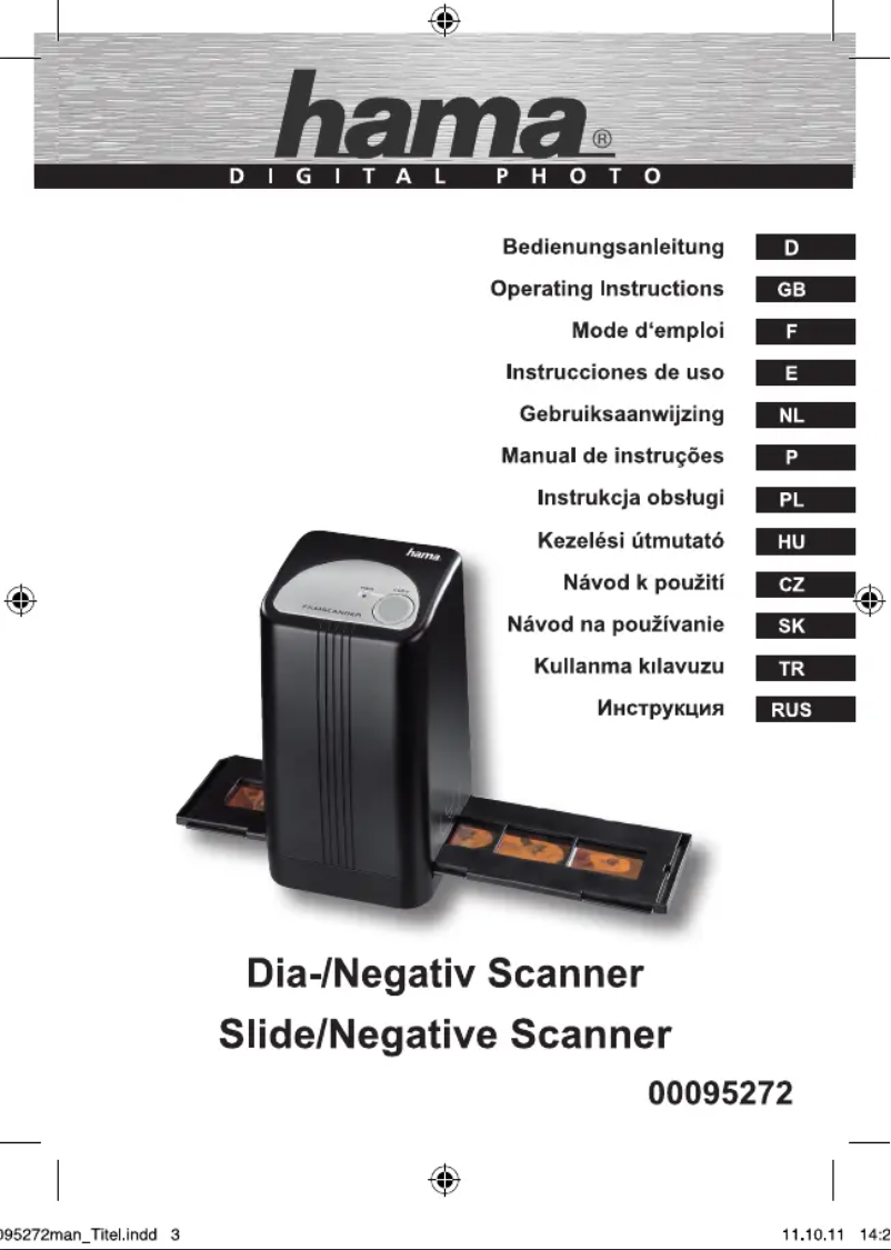 Page 1 of the manual User Manual Hama DS-500