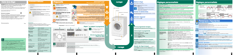 Page 1 of the manual User Manual Siemens WM12E472FF