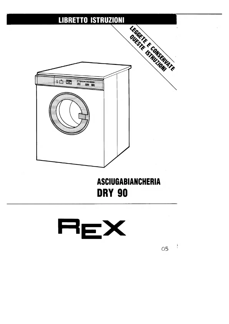 First page image of the manual for DRY90