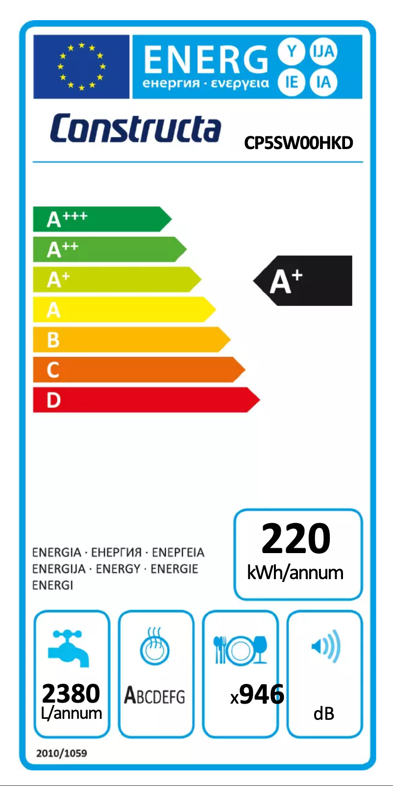 First page image of the manual for CP5SW00HKD