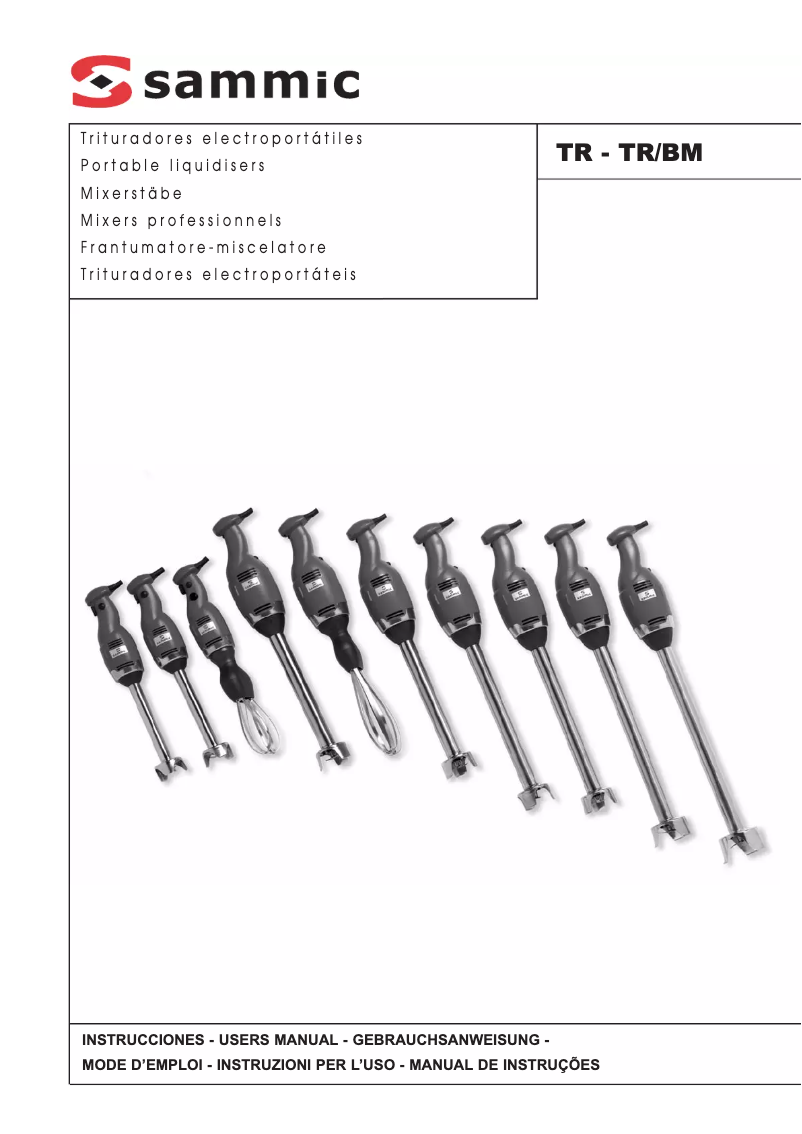 Image de la première page du manuel de l'appareil TR-350 BN