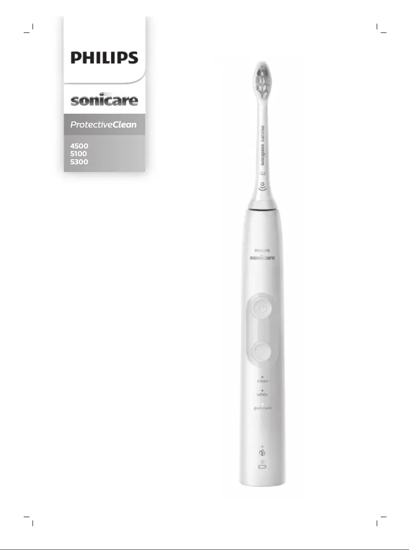 Page 1 of the manual User Manual Philips Sonicare Protectiveclean 4700 HX6483