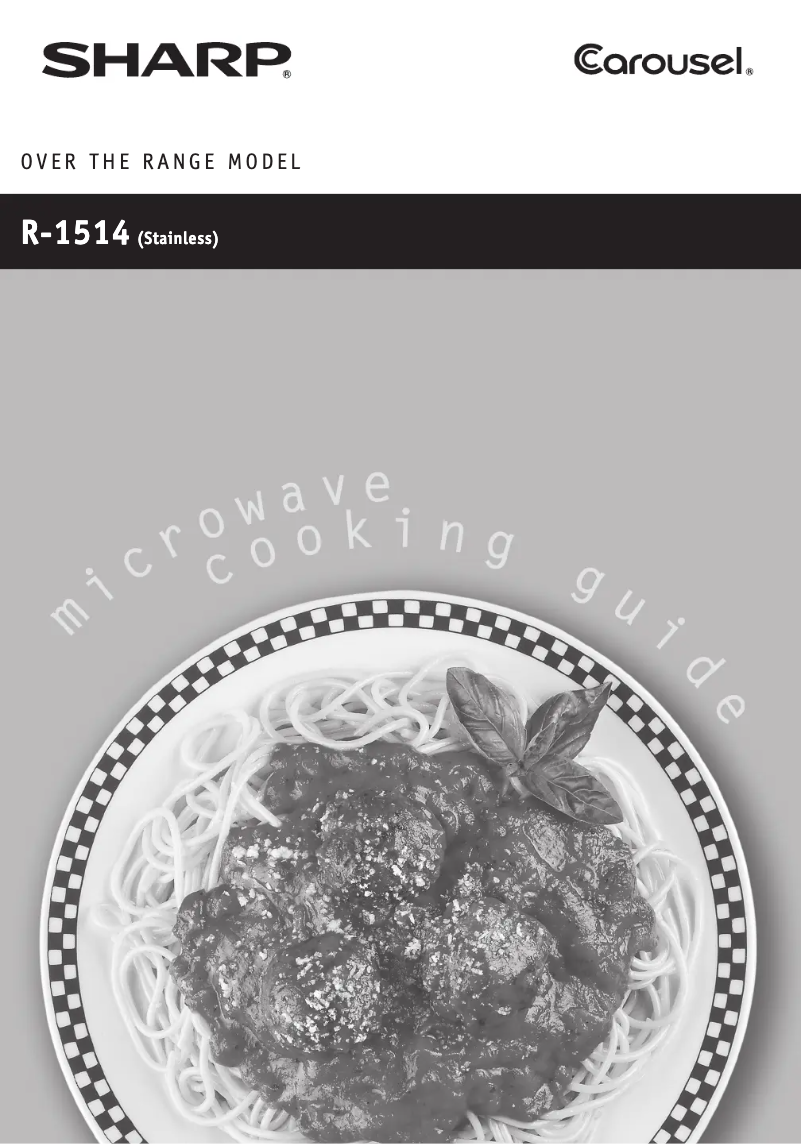 First page image of the manual for R1514TY