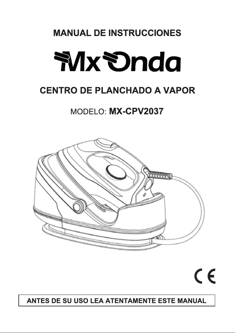 First page image of the manual for MX-CPV2037