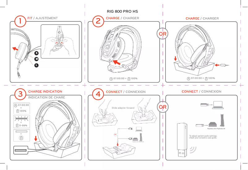 Page 1 of the manual User Manual NACON RIG 800 PRO HS