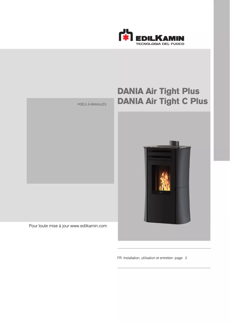 First page image of the manual for DANIA Air Tight C Plus