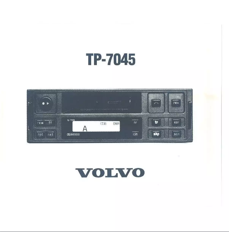 Image de la première page du manuel de l'appareil TP-7045