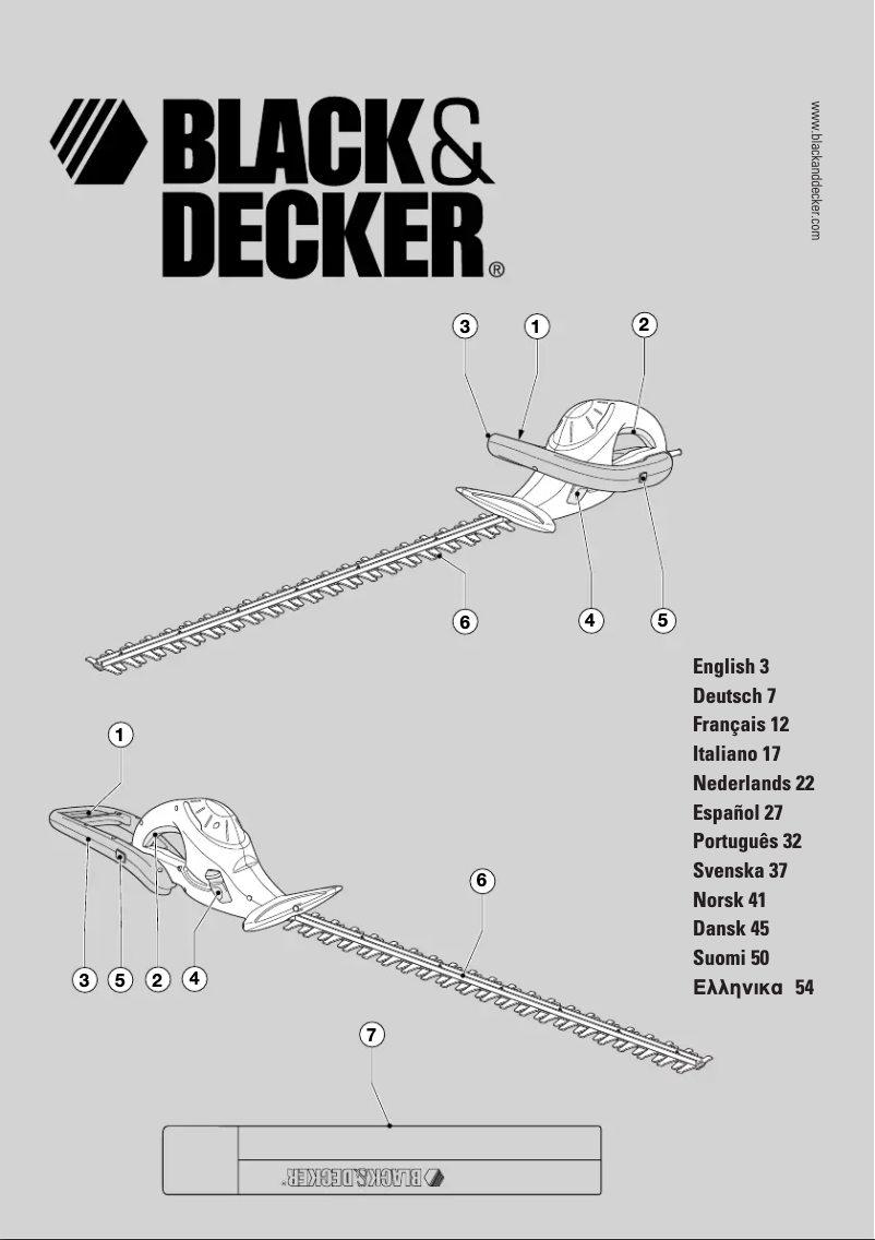 Page 1 of the manual User Manual Black & Decker GT545