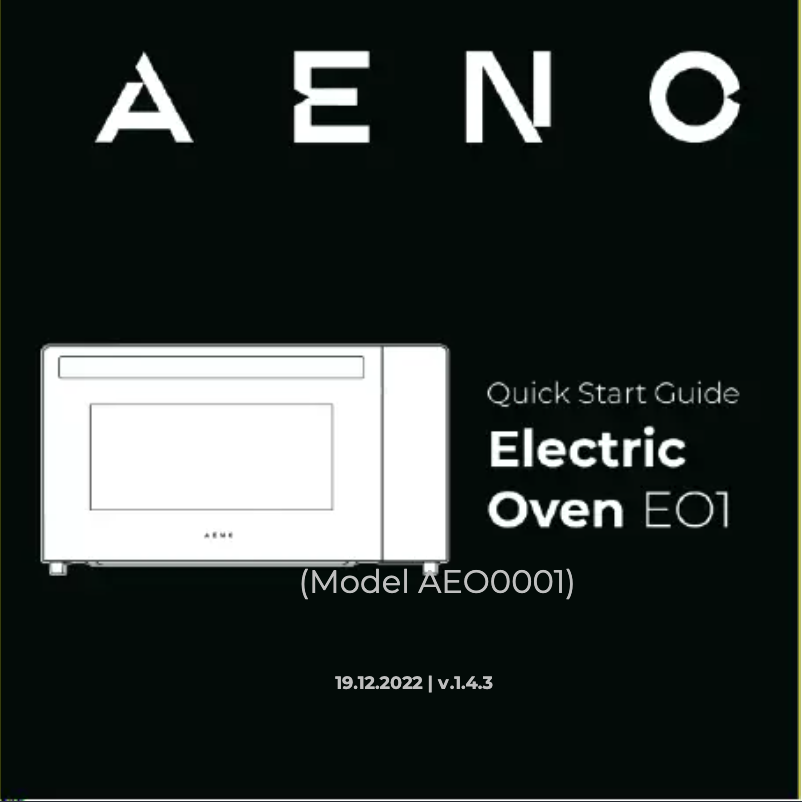 First page image of the manual for EO1