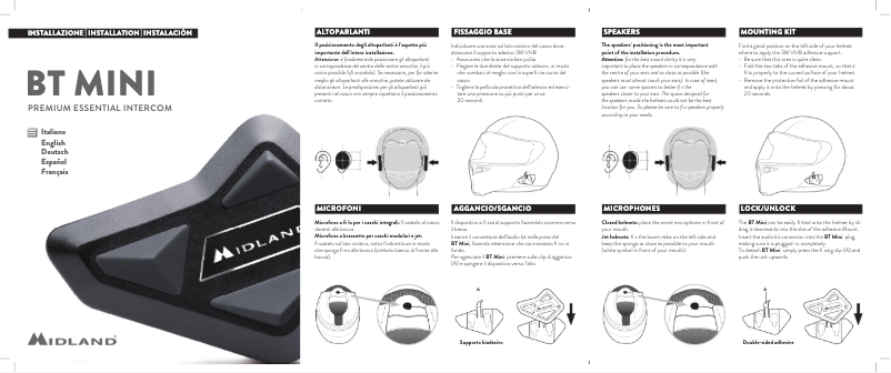 First page image of the manual for BT Mini