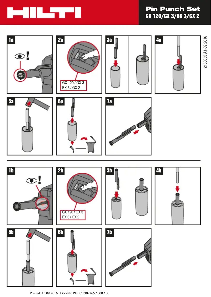 First page image of the manual for GX 3-ME