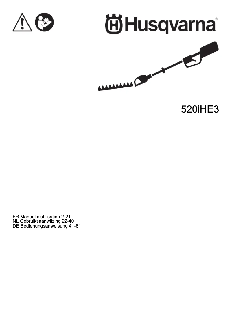 First page image of the manual for 520iHE3