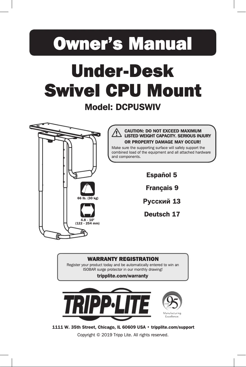 Page 1 of the manual User Manual Tripp Lite DCPUSWIV