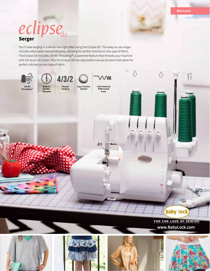 First page image of the manual for Eclipse DX