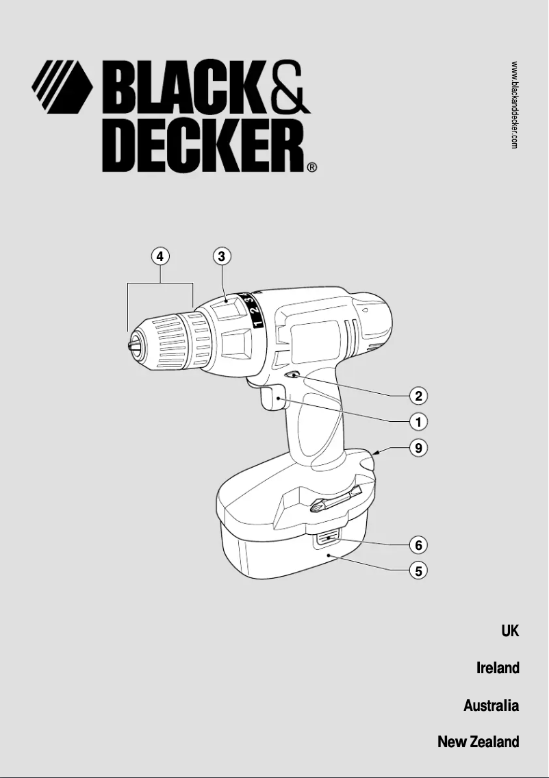 Page 1 of the manual User Manual Black & Decker CD18C