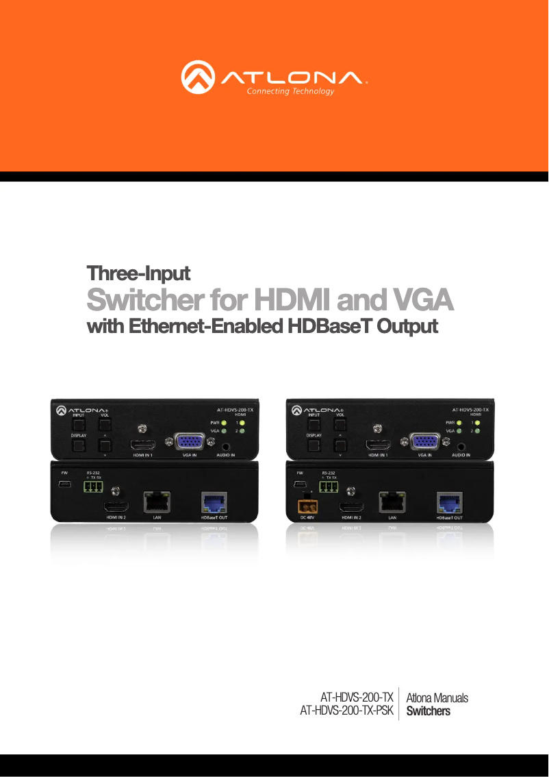 Image de la première page du manuel de l'appareil 4K-HDVS-EXT