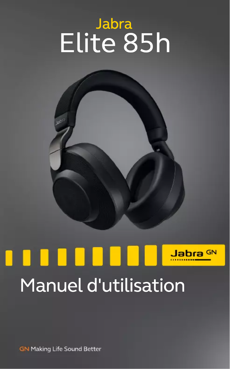 Page 1 of the manual User Manual Jabra Elite 85H