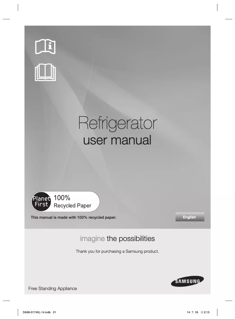 Page 1 of the manual User Manual Samsung RSG5KURS