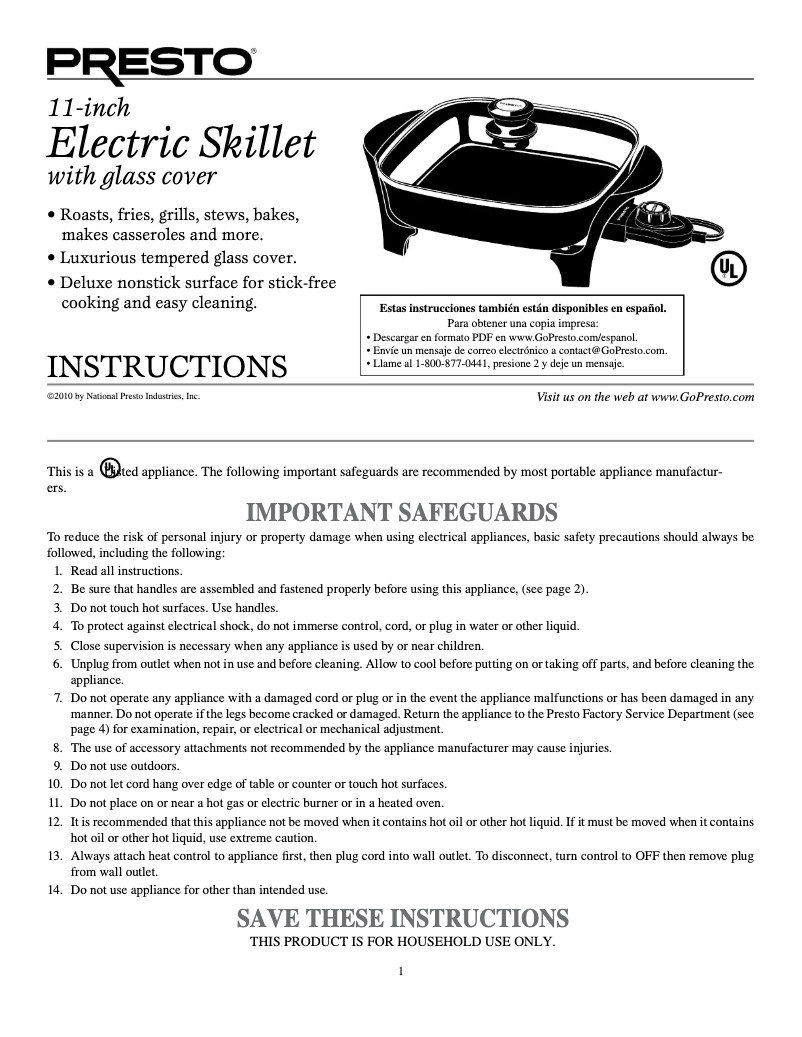 Image de la première page du manuel de l'appareil 6626