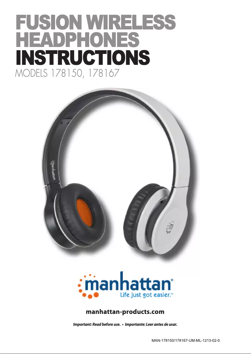 Page 1 of the manual User Manual Manhattan Fusion 178150