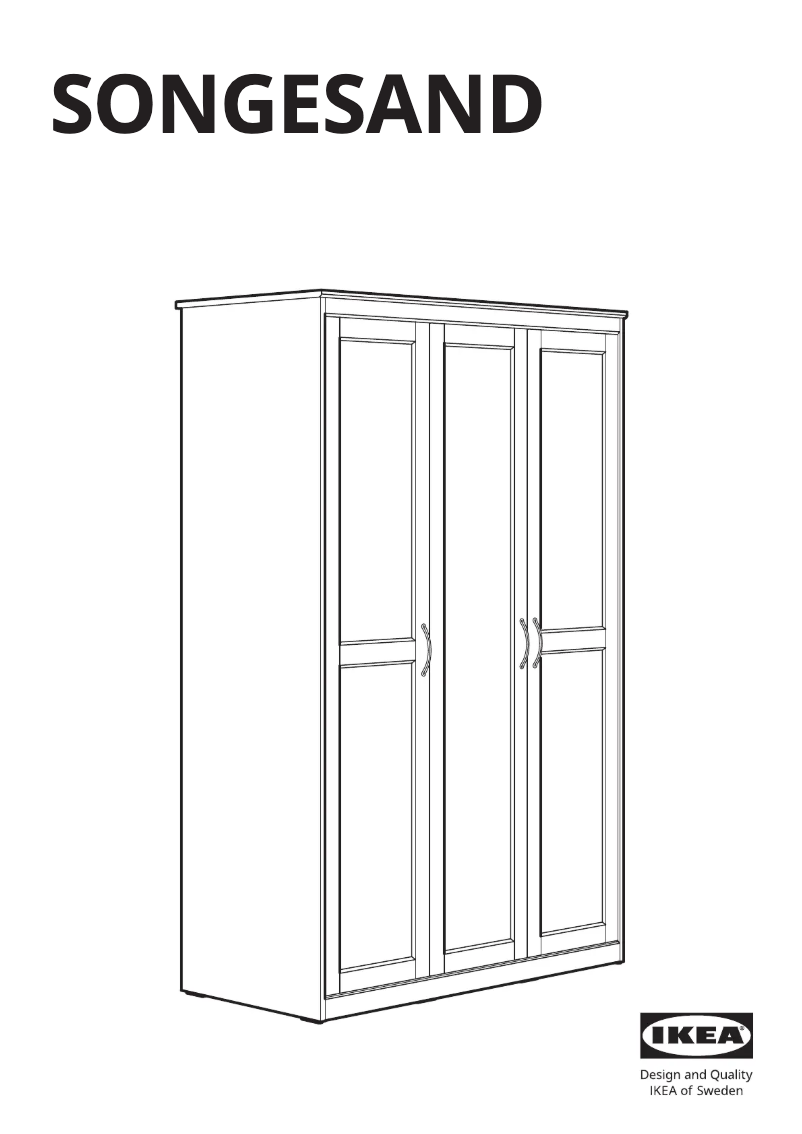 First page image of the manual for SONGESAND 903.473.51