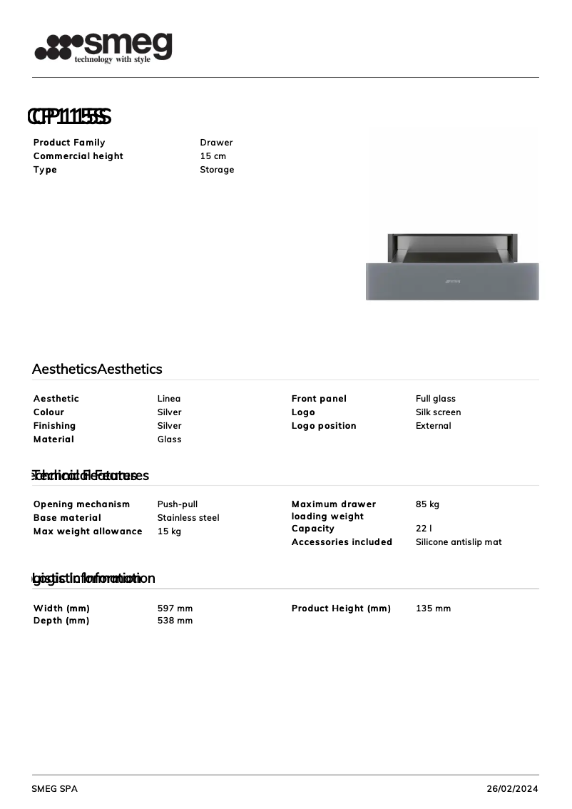 Image de la première page du manuel de l'appareil CP115S