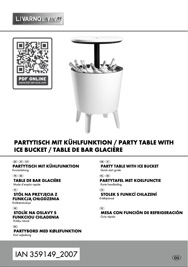 First page image of the manual for IAN 359149