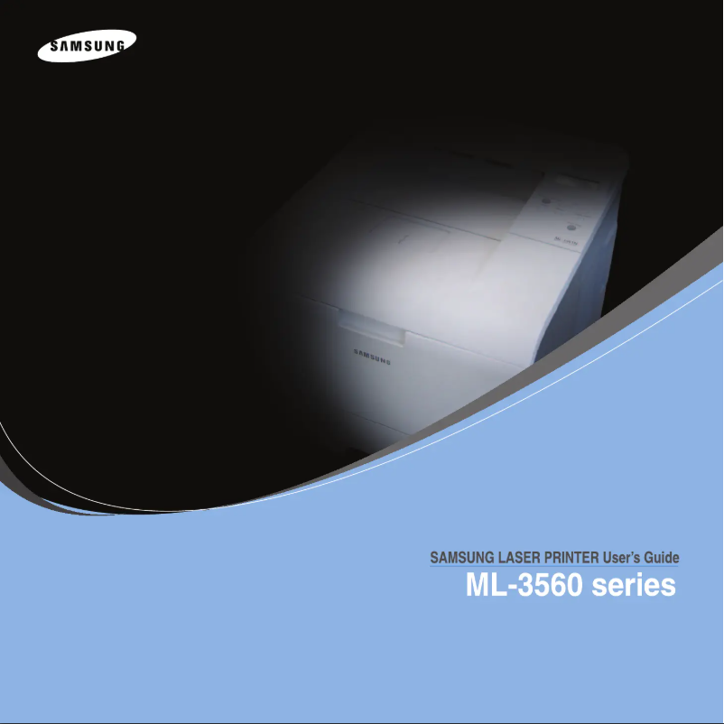 Page 1 of the manual User Manual Samsung ML-3561N